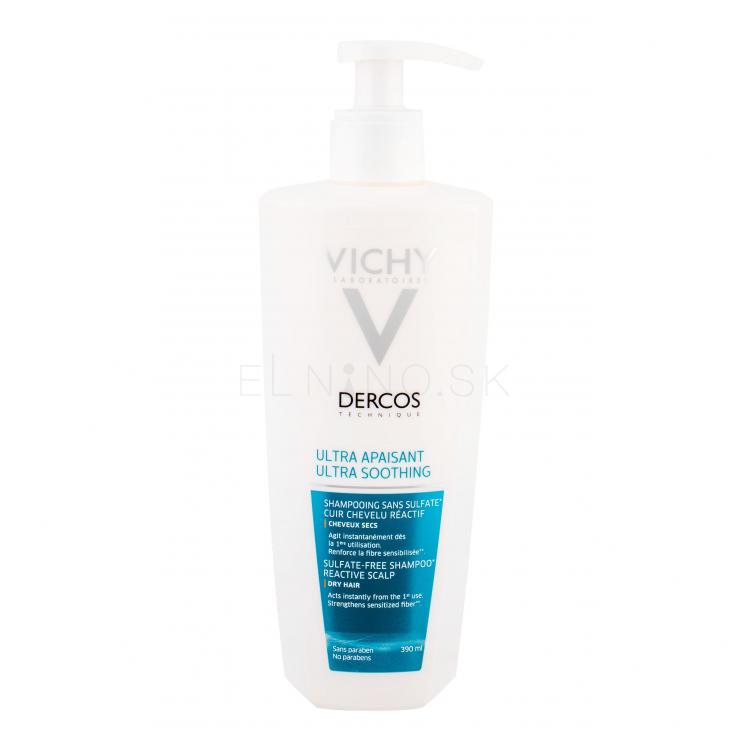 Vichy Dercos Ultra Soothing Dry Hair Šampón pre ženy 390 ml