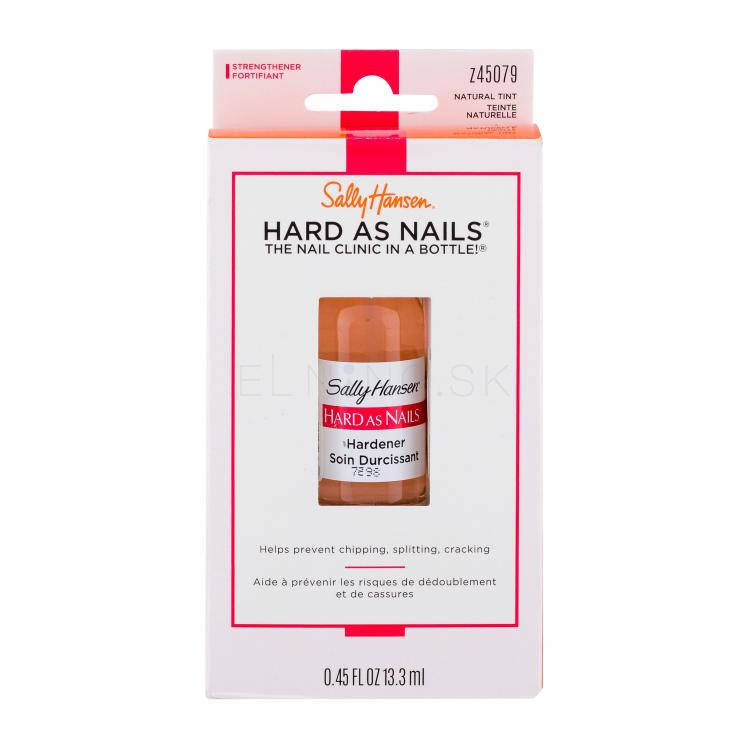 Sally Hansen Hard As Nails Hardener Lak na nechty pre ženy 13,3 ml Odtieň Natural Tint
