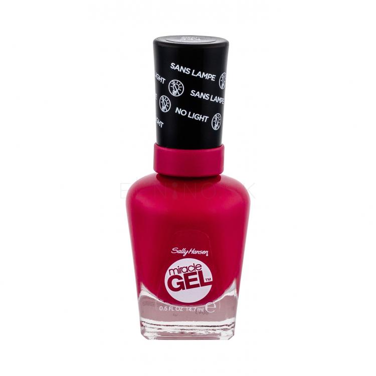 Sally Hansen Miracle Gel Lak na nechty pre ženy 14,7 ml Odtieň 444 Off With Her Red!