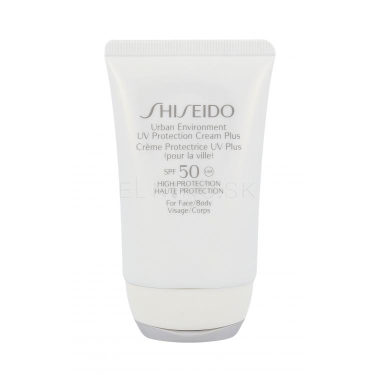 Shiseido Urban Environment UV Protection Cream Plus SPF50 Opaľovací prípravok na tvár pre ženy 50 ml