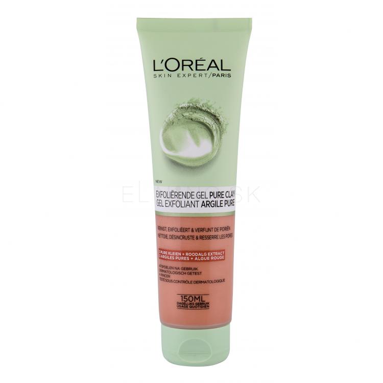 L&#039;Oréal Paris Pure Clay Glow Scrub Peeling pre ženy 150 ml