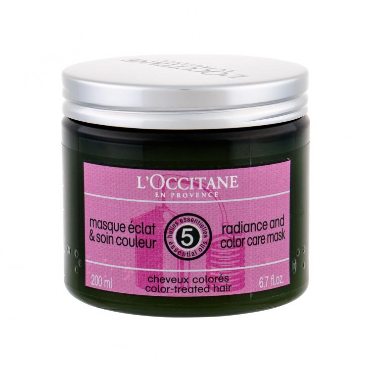L&#039;Occitane Radiance And Color Care Maska na vlasy pre ženy 200 ml