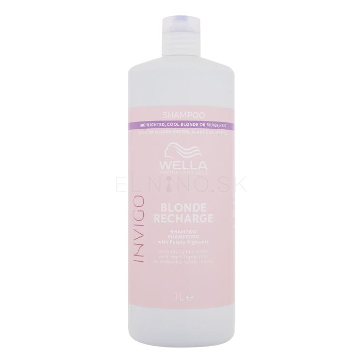 Wella Professionals Invigo Blonde Recharge Šampón pre ženy 1000 ml