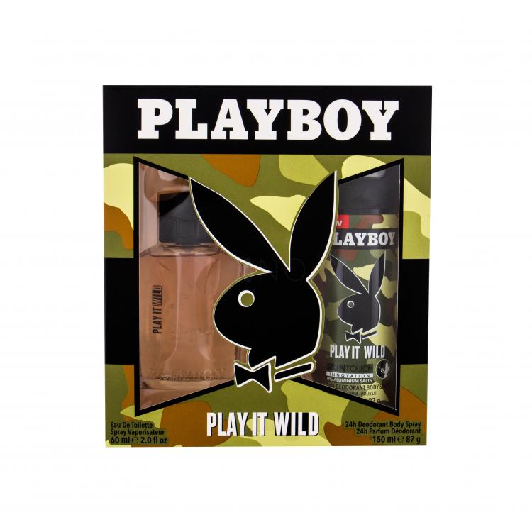 Playboy Play It Wild Darčeková kazeta toaletná voda 60 ml + dezodorant 150 ml