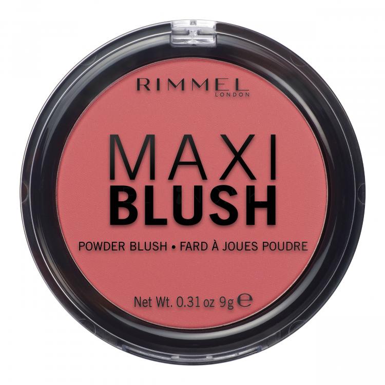 Rimmel London Maxi Blush Lícenka pre ženy 9 g Odtieň 003 Wild Card