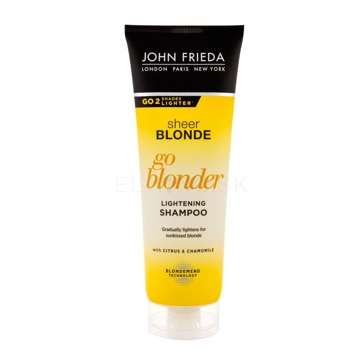 John Frieda Sheer Blonde Go Blonder Šampón pre ženy 250 ml