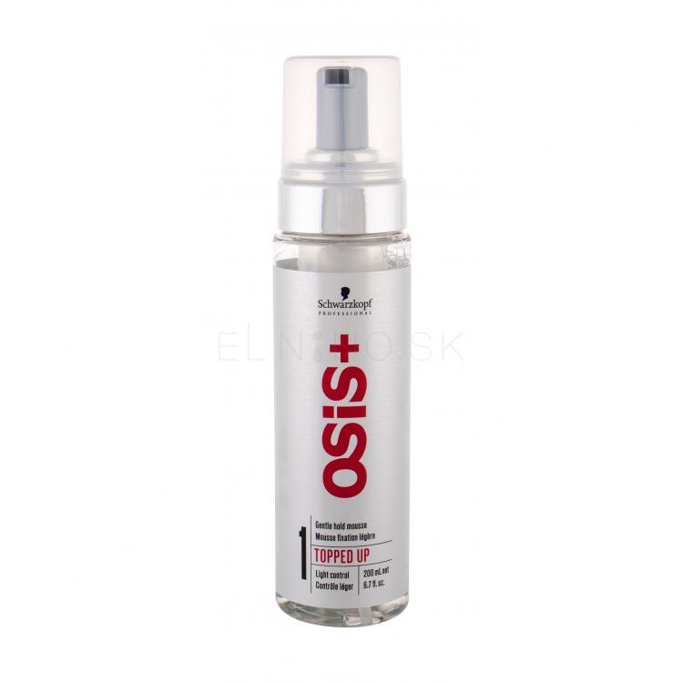 Schwarzkopf Professional Osis+ Topped Up Gentle Hold Mousse Objem vlasov pre ženy 200 ml