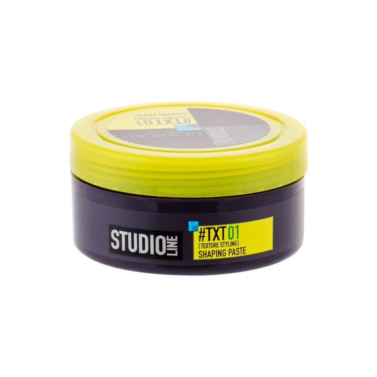 L&#039;Oréal Paris Studio Line TXT 01 Shaping Paste Vosk na vlasy pre mužov 75 ml