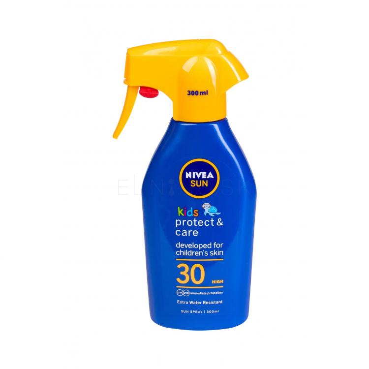 Nivea Sun Kids Protect &amp; Care Sun Spray SPF30 Opaľovací prípravok na telo pre deti 300 ml