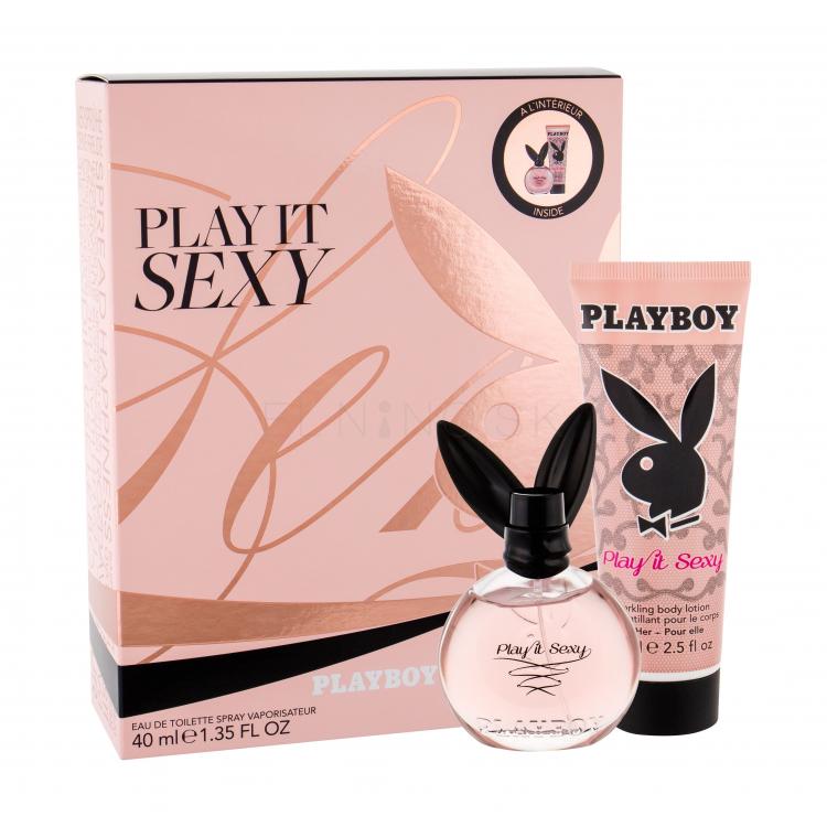 Playboy Play It Sexy Darčeková kazeta toaletná voda 40 ml + telové mlieko 75 ml