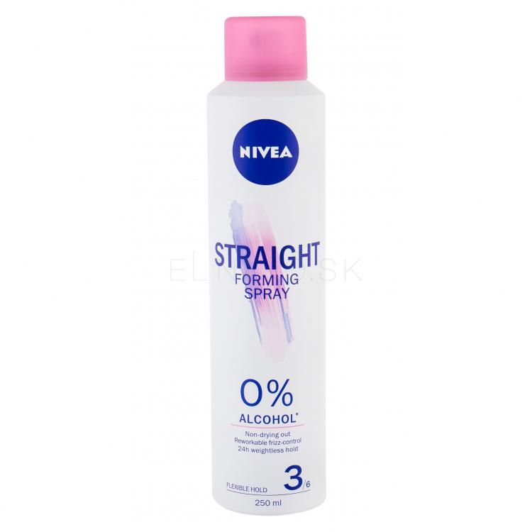 Nivea Forming Spray Straight Uhladenie vlasov pre ženy 250 ml