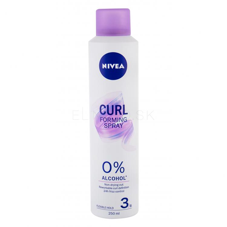 Nivea Forming Spray Curl Pre definíciu a tvar vlasov pre ženy 250 ml