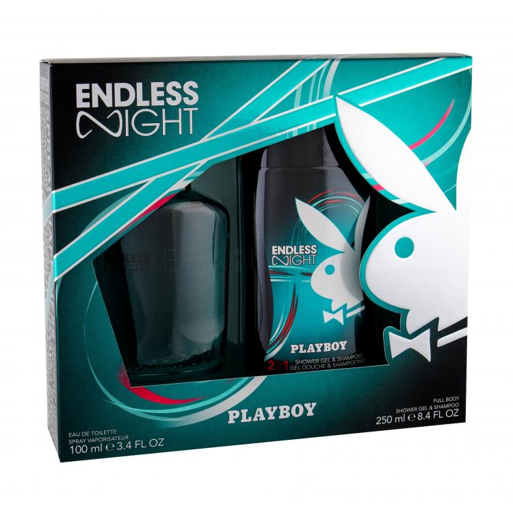Playboy Endless Night Darčeková kazeta toaletná voda 100 ml + sprchovací gél 250 ml