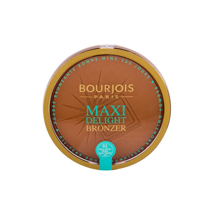 BOURJOIS Paris Maxi Delight Bronzer pre ženy 18 g Odtieň 02 Olive/Tanned Skin