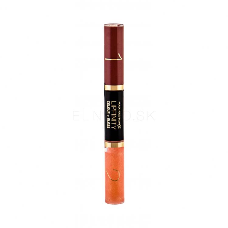 Max Factor Lipfinity Colour + Gloss Rúž pre ženy 2x3 ml Odtieň 630 More &amp; More Macchiato