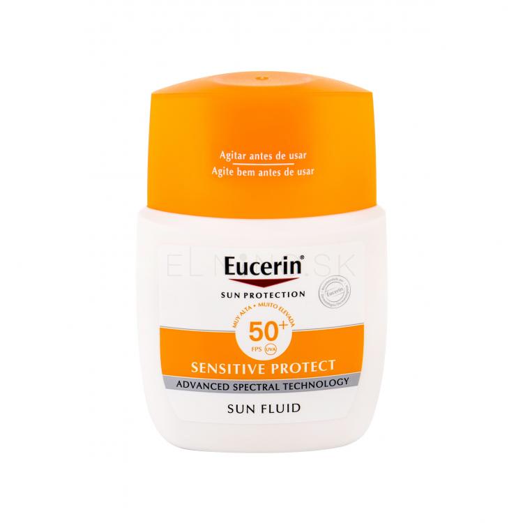 Eucerin Sun Sensitive Protect Sun Fluid Mattifying SPF50+ Opaľovací prípravok na tvár 50 ml