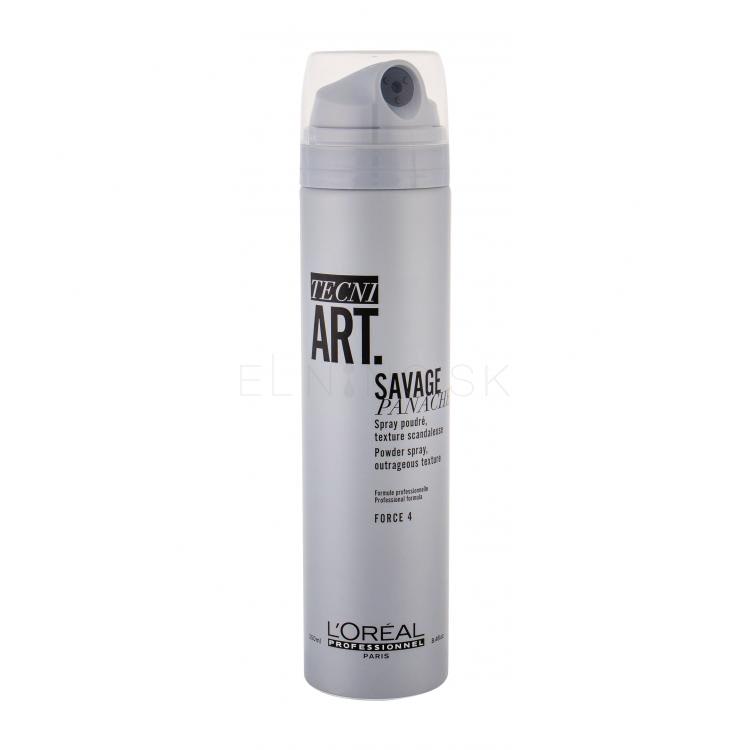 L'Oréal Professionnel Tecni.Art Savage Panache Powder Spray Objem vlasov pre ženy 250 ml