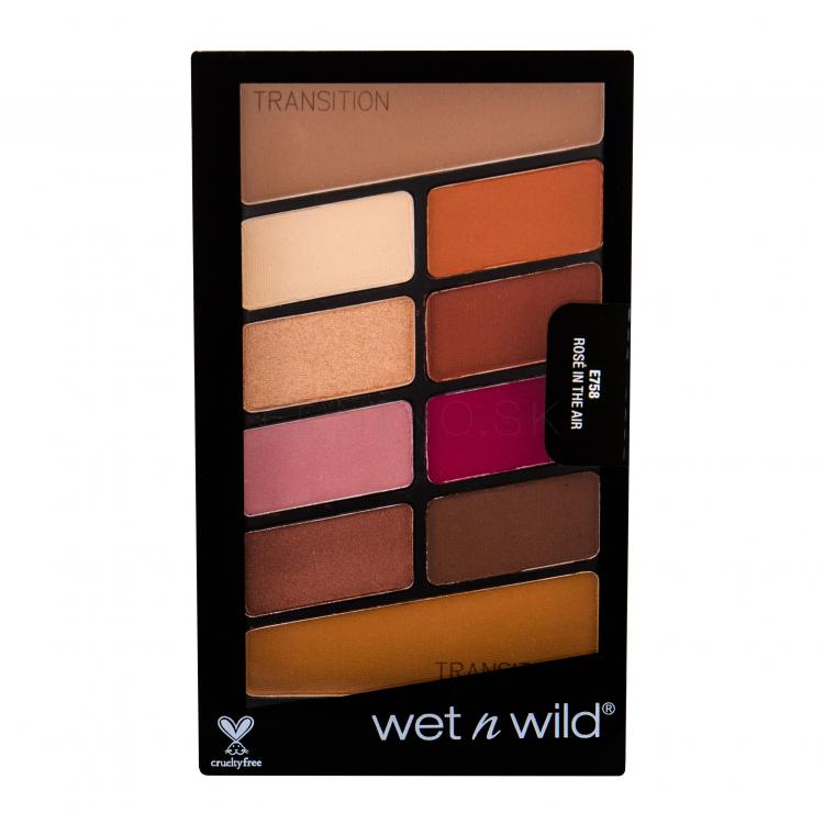 Wet n Wild Color Icon 10 Pan Očný tieň pre ženy 8,5 g Odtieň Rosé In The Air