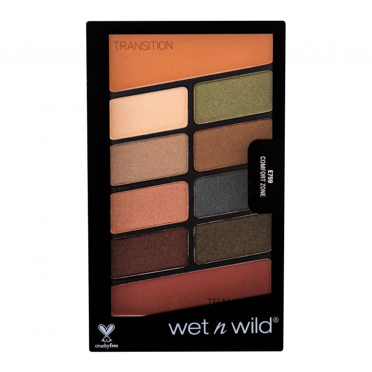 Wet n Wild Color Icon 10 Pan Očný tieň pre ženy 8,5 g Odtieň Comfort Zone