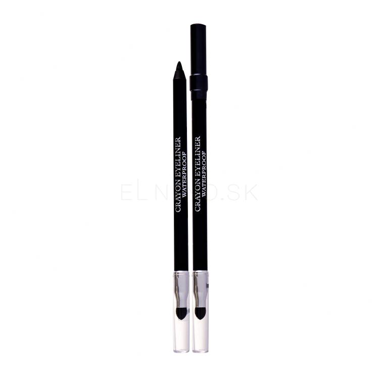 Christian Dior Eyeliner Waterproof Ceruzka na oči pre ženy 1,2 g Odtieň 094 Trinidad Black poškodená krabička