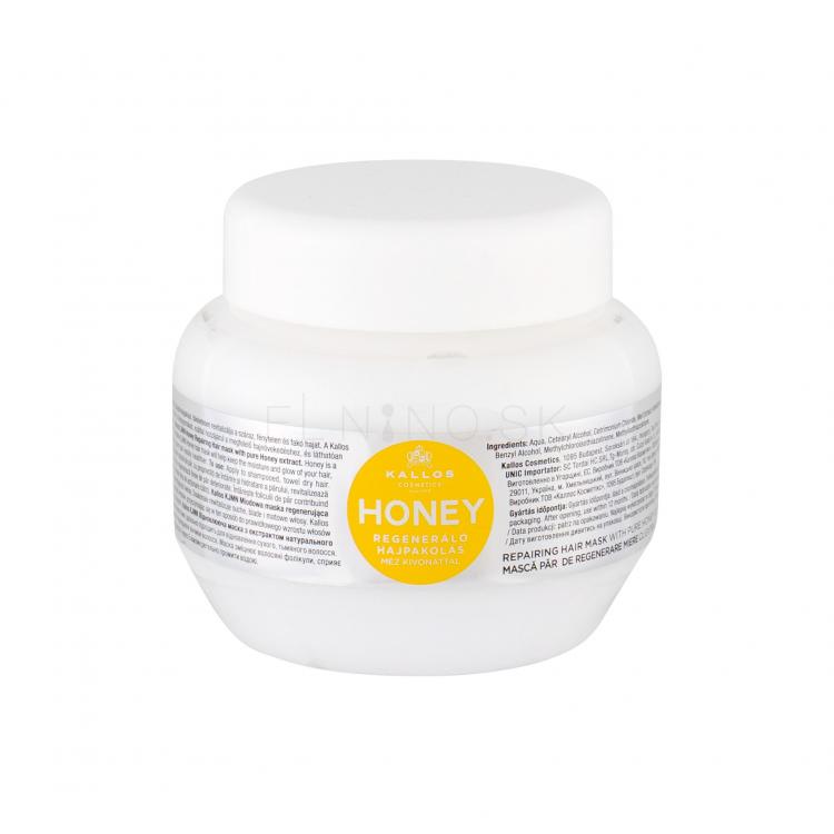 Kallos Cosmetics Honey Maska na vlasy pre ženy 275 ml