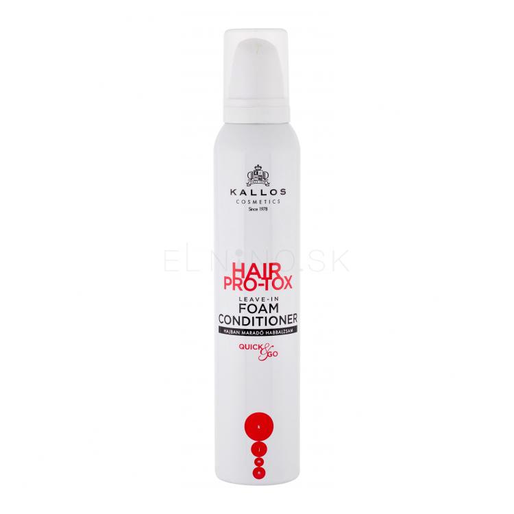 Kallos Cosmetics Hair Pro-Tox Leave-In Foam Kondicionér pre ženy 200 ml
