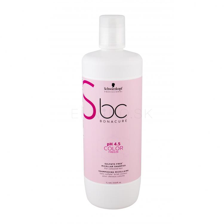 Schwarzkopf Professional BC Bonacure pH 4.5 Color Freeze Sulfate-Free Micellar Šampón pre ženy 1000 ml