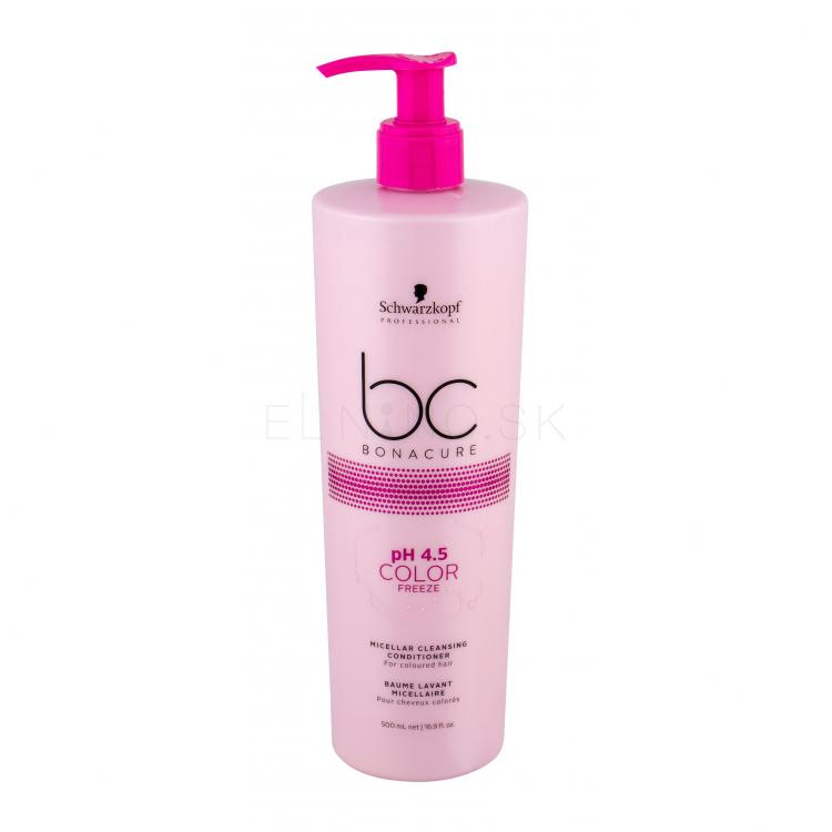 Schwarzkopf Professional BC Bonacure pH 4.5 Color Freeze Micellar Kondicionér pre ženy 500 ml
