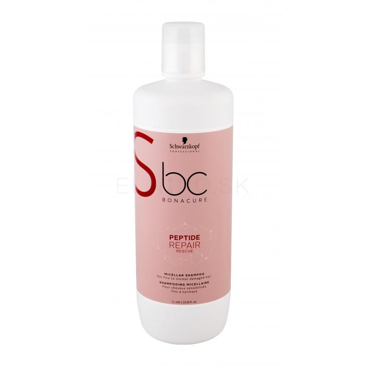 Schwarzkopf Professional BC Bonacure Peptide Repair Rescue Micellar Šampón pre ženy 1000 ml