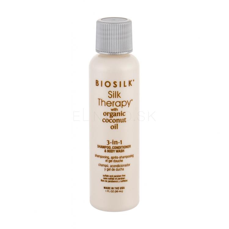 Farouk Systems Biosilk Silk Therapy Organic Coconut Oil Šampón pre ženy 30 ml