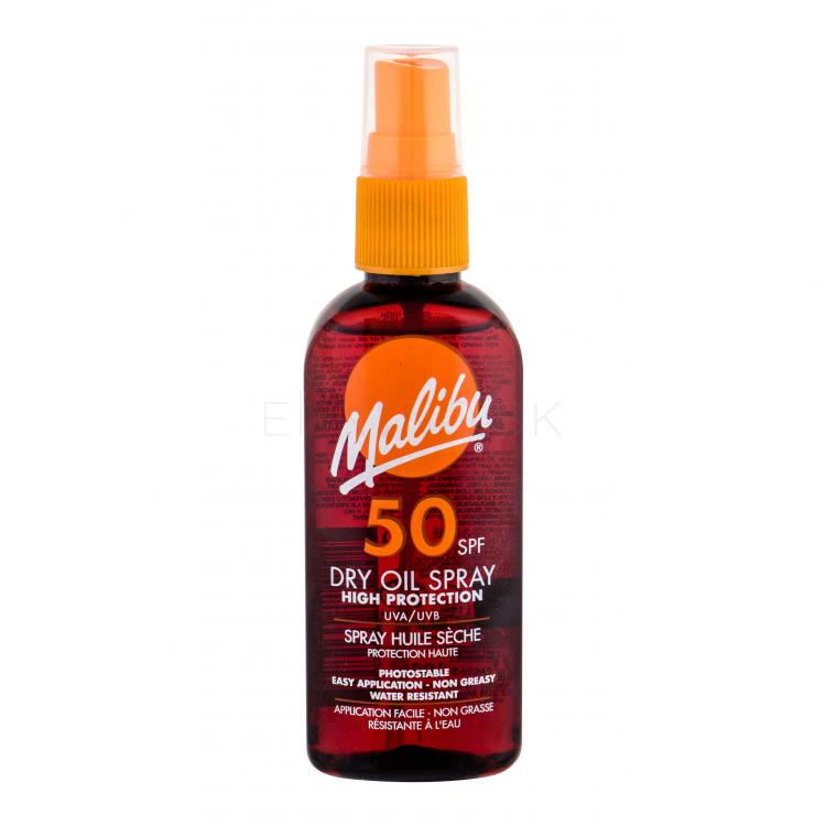 Malibu Dry Oil Spray SPF50 Opaľovací prípravok na telo 100 ml