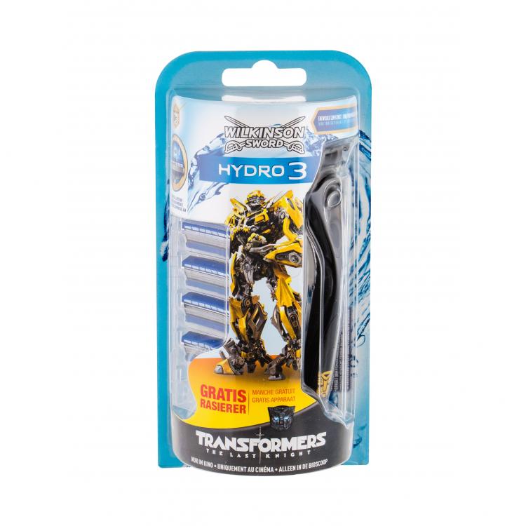 Wilkinson Sword Hydro 3 Transformers Darčeková kazeta holiaci strojček s jednou hlavicou 1 ks + náhradná hlavica 4 ks