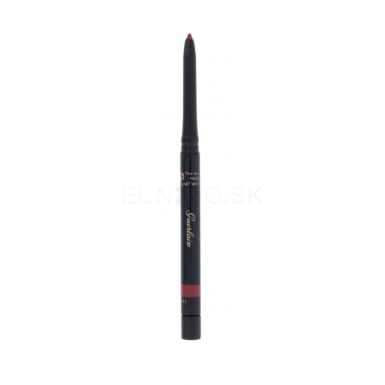 Guerlain The Lip Liner Ceruzka na pery pre ženy 0,35 g Odtieň 25 Iris Noir poškodená krabička