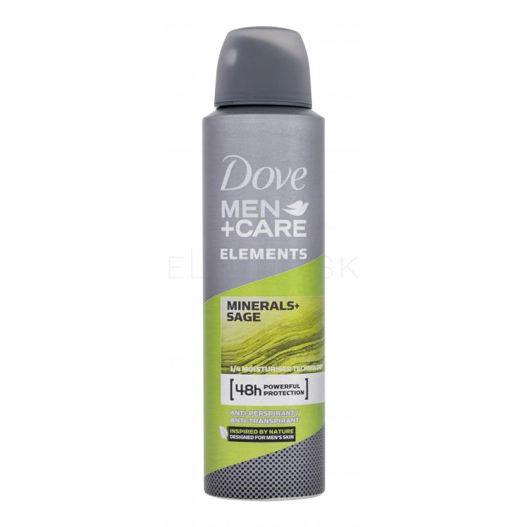 Dove Men + Care Minerals + Sage 48h Antiperspirant pre mužov 150 ml