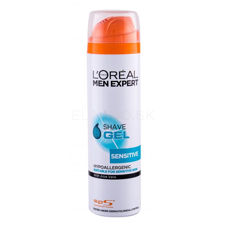 L&#039;Oréal Paris Men Expert Sensitive Gél na holenie pre mužov 200 ml