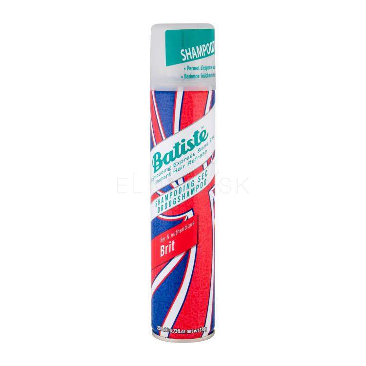 Batiste Brit Suchý šampón pre ženy 200 ml