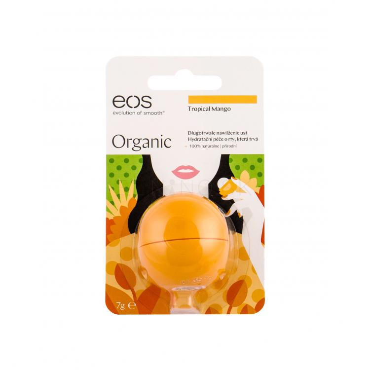 EOS Organic Balzam na pery pre ženy 7 g Odtieň Tropical Mango