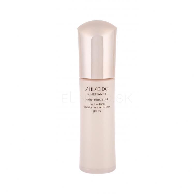 Shiseido Benefiance Wrinkle Resist 24 Day Emulsion SPF15 Pleťový gél pre ženy 75 ml