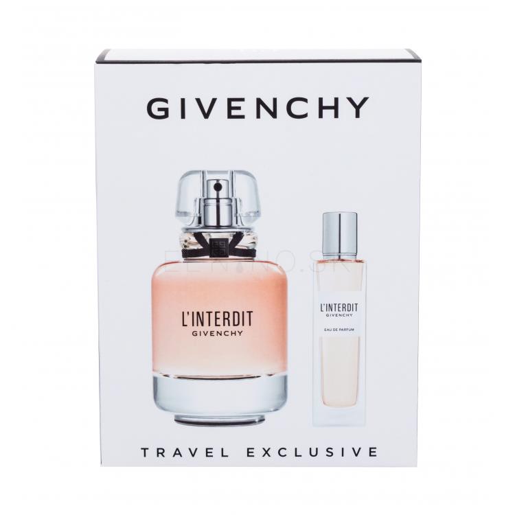 Givenchy L&#039;Interdit Darčeková kazeta parfumovaná voda 80 ml + parfumovaná voda 15 ml