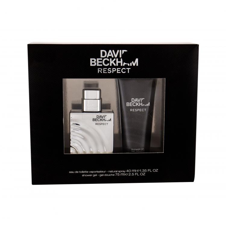 David Beckham Respect Darčeková kazeta toaletná voda 40 ml + sprchovací gél 75 ml