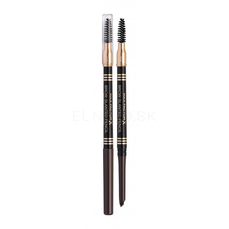 Max Factor Brow Slanted Pencil Ceruzka na obočie pre ženy 1 g Odtieň 03 Dark Brown