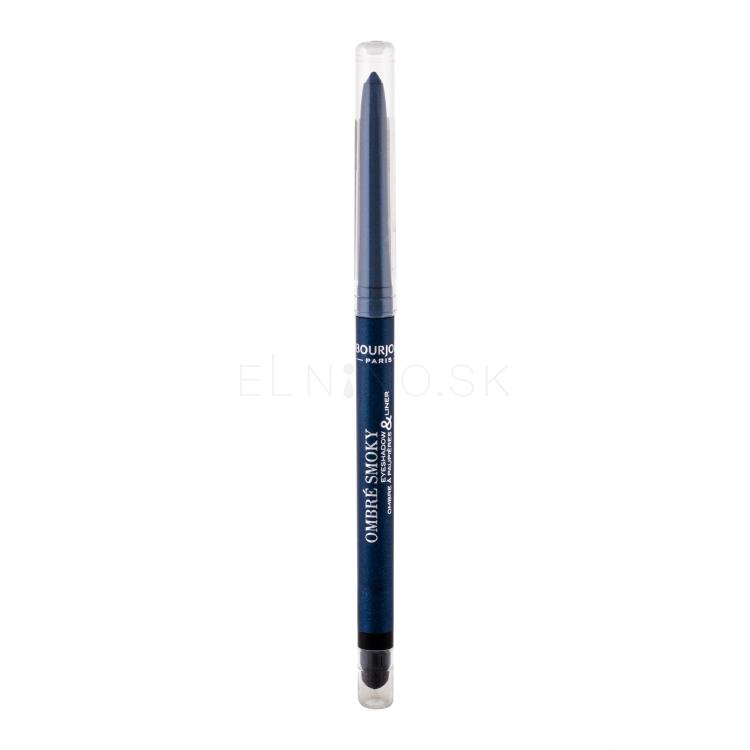 BOURJOIS Paris Ombré Smoky Eyeshadow &amp; Liner Ceruzka na oči pre ženy 0,28 g Odtieň 004 Blue