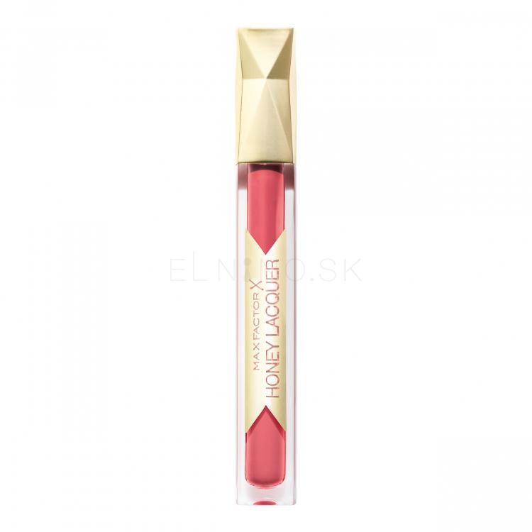 Max Factor Honey Lacquer Lesk na pery pre ženy 3,8 ml Odtieň Indulgent Coral
