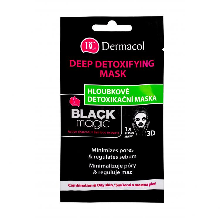 Dermacol Black Magic Pleťová maska pre ženy 1 ks