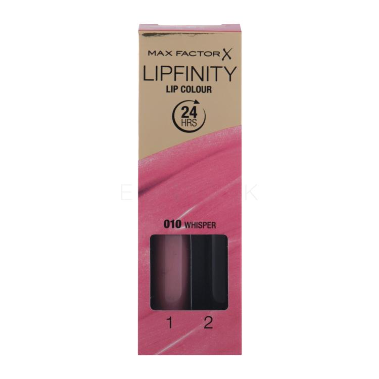 Max Factor Lipfinity 24HRS Lip Colour Rúž pre ženy 4,2 g Odtieň 010 Whisper