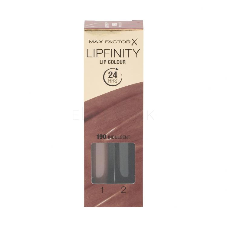 Max Factor Lipfinity 24HRS Lip Colour Rúž pre ženy 4,2 g Odtieň 190 Indulgent
