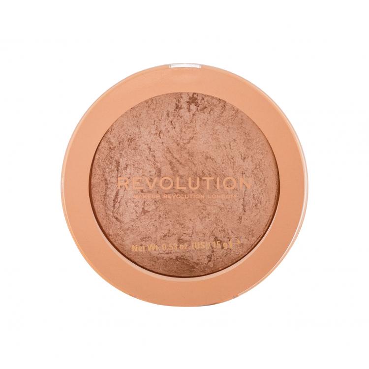 Makeup Revolution London Re-loaded Bronzer pre ženy 15 g Odtieň Holiday Romance