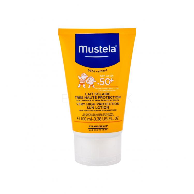Mustela Solaires Very High Protection Sun Lotion SPF50+ Opaľovací prípravok na telo pre deti 100 ml