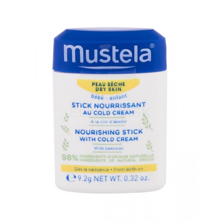 Mustela Bébé Nourishing Stick With Cold Cream Denný pleťový krém pre deti 10,1 ml