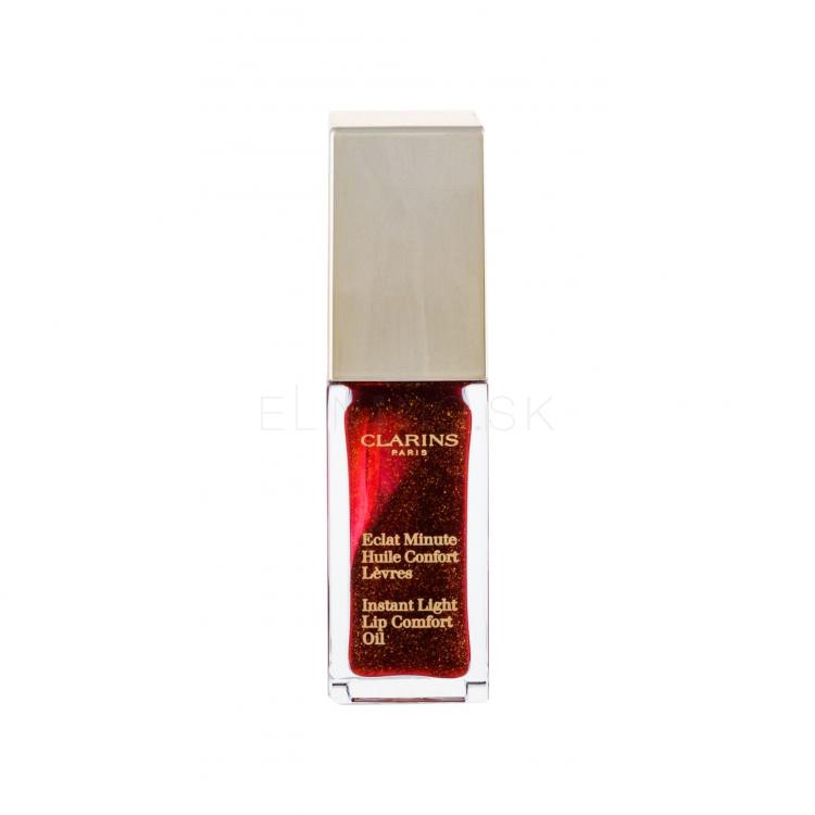 Clarins Lip Comfort Oil Olej na pery pre ženy 7 ml Odtieň 09 Red Berry Glam